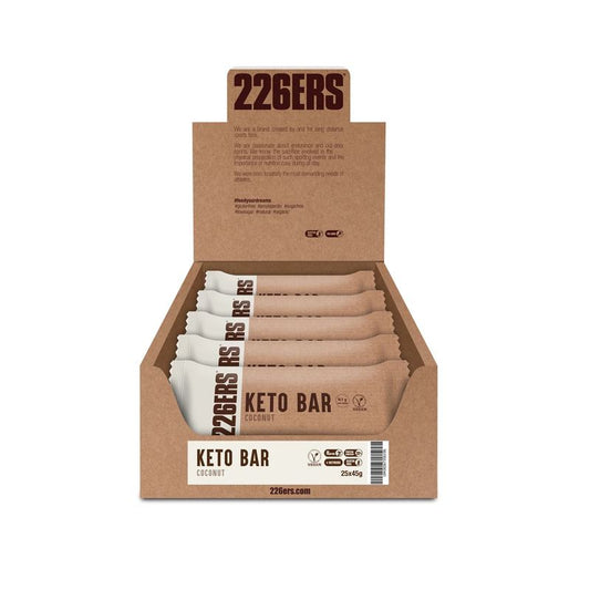 226Ers Keto Bar  Barrita Proteica Coco, 25x45 gr