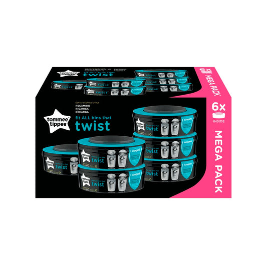 Tommee Tippee Recambio Twist & Click, 6 unidades
