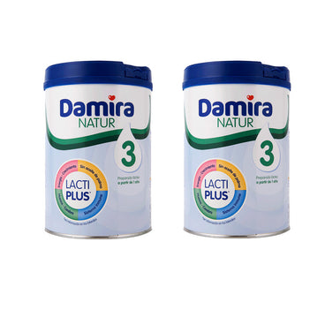 Damira Pack Natur 3 Leche de Continuación 2 x 800 gr