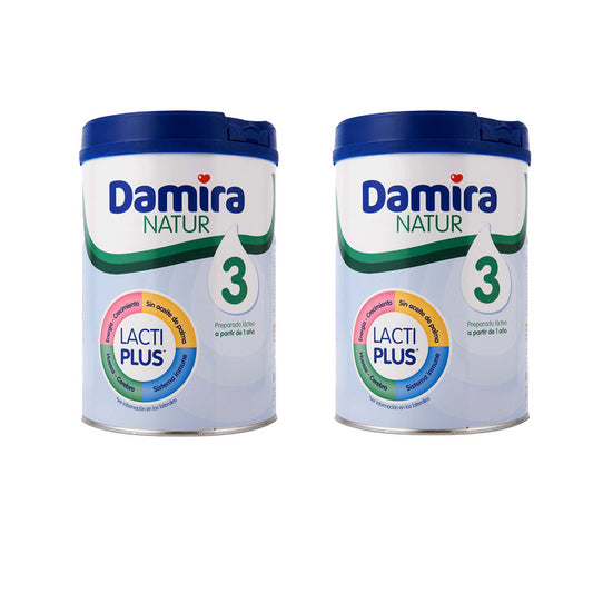 Damira Pack Natur 3 Leche de Continuación 2 x 800 gr