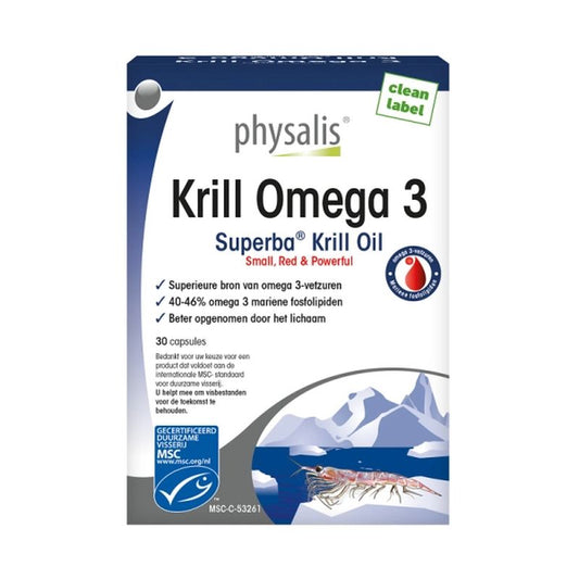 Physalis Krill Omega 3, 60 Cápsulas