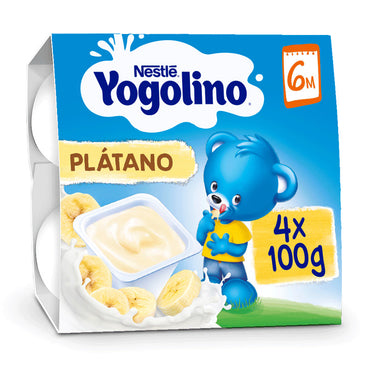 Nestlé Yogolino Plátano, 4X100 gr