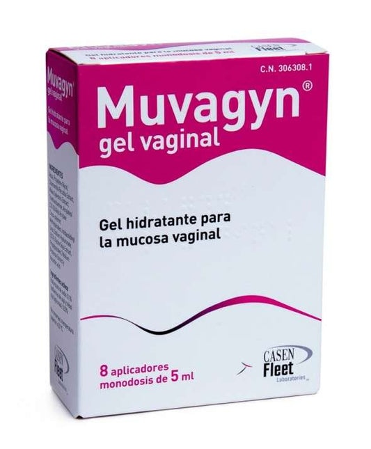 Muvagyn Gel Hidratante Vaginal 8 Tubos 5 ml
