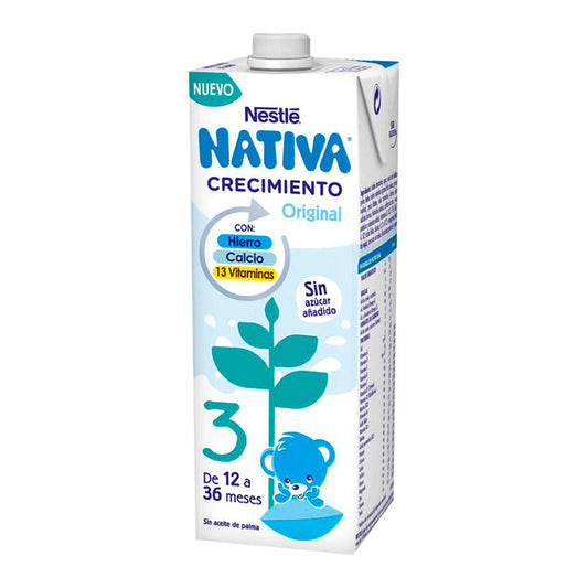 Nestlé Nativa Crecimiento 3 Original, 1L