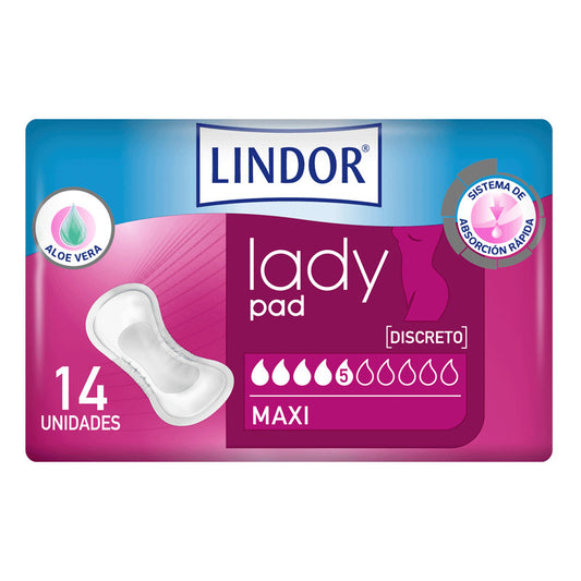 Lindor Lady Pad Maxi 5 Drops