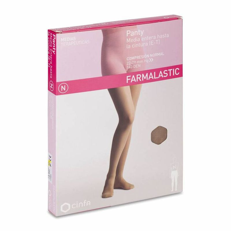 Farmalastic Panty Compresión Normal  Beige, Talla Pequeña