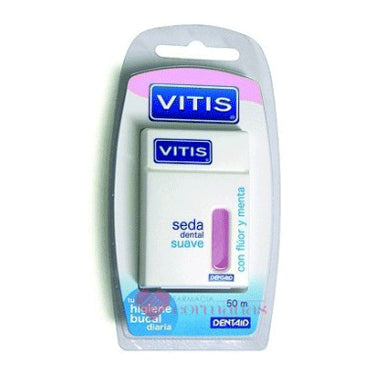 VITIS Seda Dental con Fluor y Menta Suave 50 M