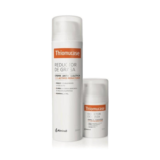 Thiomucase Pack Reductor de Grasa Crema Anticelulítica 200 ml + Crema Anticelulítica 50 ml