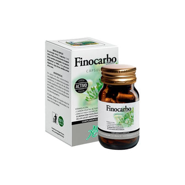 Aboca Finocarbo Plus Cápsulas Gases Intestinales, Favorece La Digestión, Carbón Vegetal, Manzanilla Y Menta, 50 capsulas