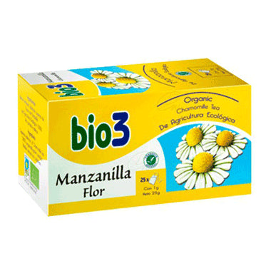 Bio3 Manzanilla Ecologica 25 Filtros x 1,5 gr