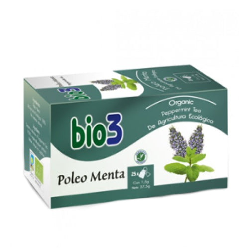 Bio3 Poleo Menta Ecologico 1.5 G 25 Filtros