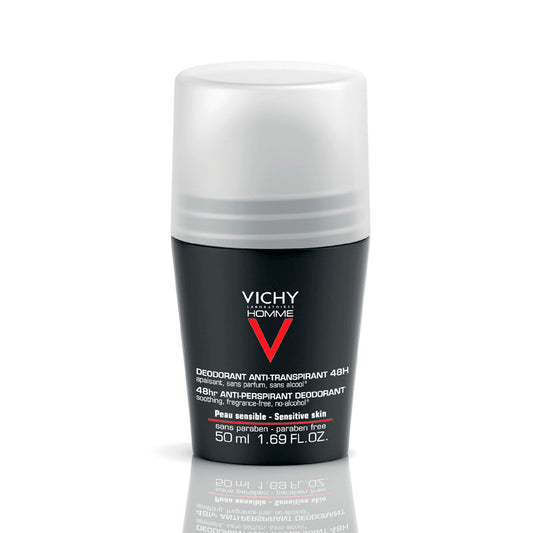 Vichy Homme Desodorante 48H Pieles Sensibles Roll-On 50 ml