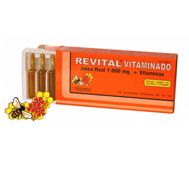 Revital Vitaminado Jalea Real + Vitaminas 20 Ampollas x 10 ml