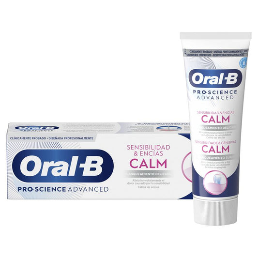 Oral-B Sensibilidad & Encías Calm Blanqueamiento Suave Pasta Dentífrica , 75 ml