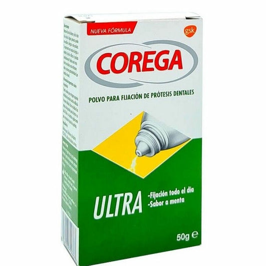 Corega Ultra Adhesivo Polvo, 50 gr