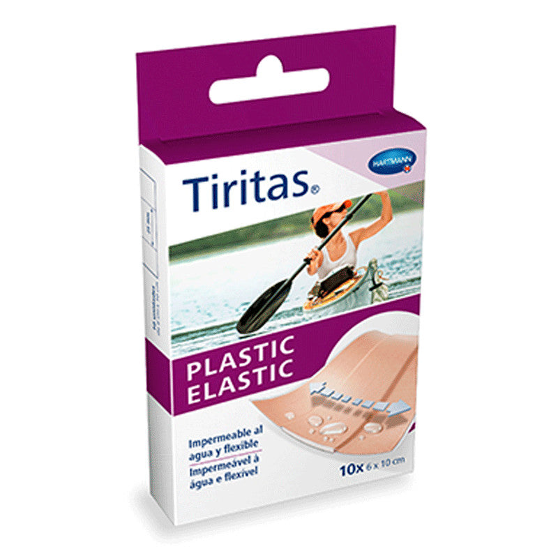 Tiritas Plastic 6X10 cm 10 unidades