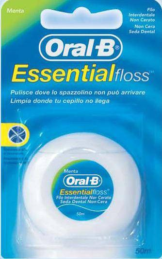 Oral-B Essential Floss Seda Dental Menta 50 M
