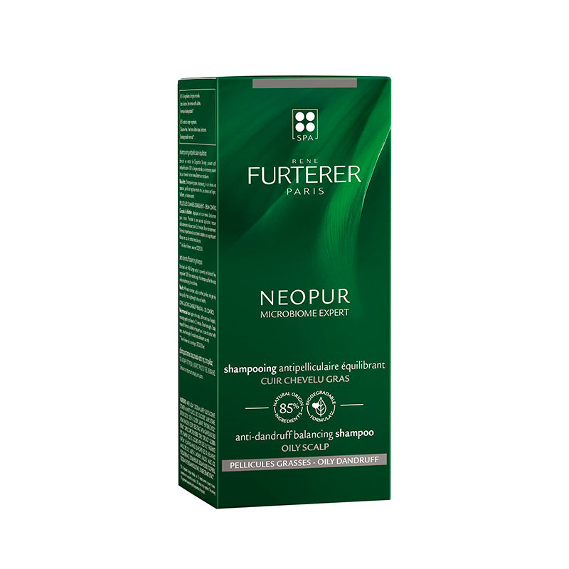 René Furterer Neopur Microbiome Expert Champú Anticaspa Para Cuero Cabelludo Graso y Descamado, 150 ml