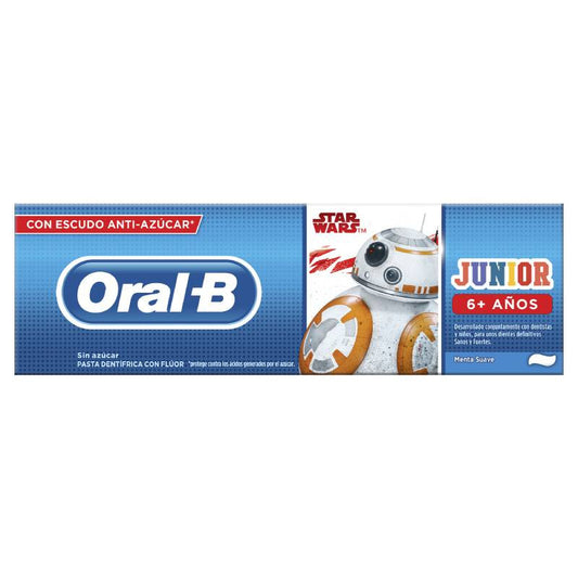 Oral-B Junior Star Wars Pasta Dentífrica 75 ml, +6 Años