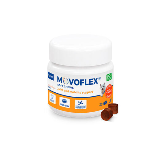 Virbac Movoflex 2G Small 15Kg, 30U Comprimidos Masticables