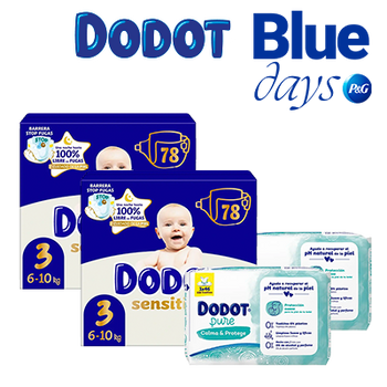 BLUEDAYS - DODOT SENSITIVE + TOALLITAS 35% DTO. (2 MARZO 2026)