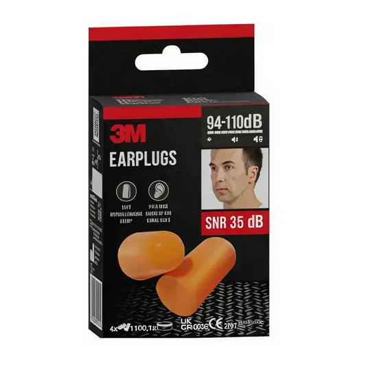 3M™ Tapones De Ruido Espuma 1100, Snr 35 Db, 2 pares