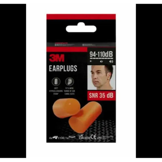 3M™ Tapones De Ruido Espuma, Snr 35 Db, 4 pares