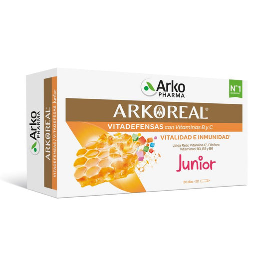 Arkoreal Jalea Real Vitaminada 500mg 20 Ampollas Arkopharma