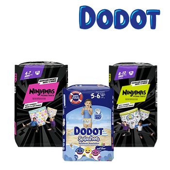 DODOT SPLASHER NINJAMAS 70% DTO. 2ª UD. (12 ENERO 2026)