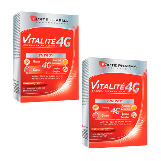 Forté Pharma Duplo Energy Vitalite 4 gr,2 x (20 Monodosis x 10 ml)