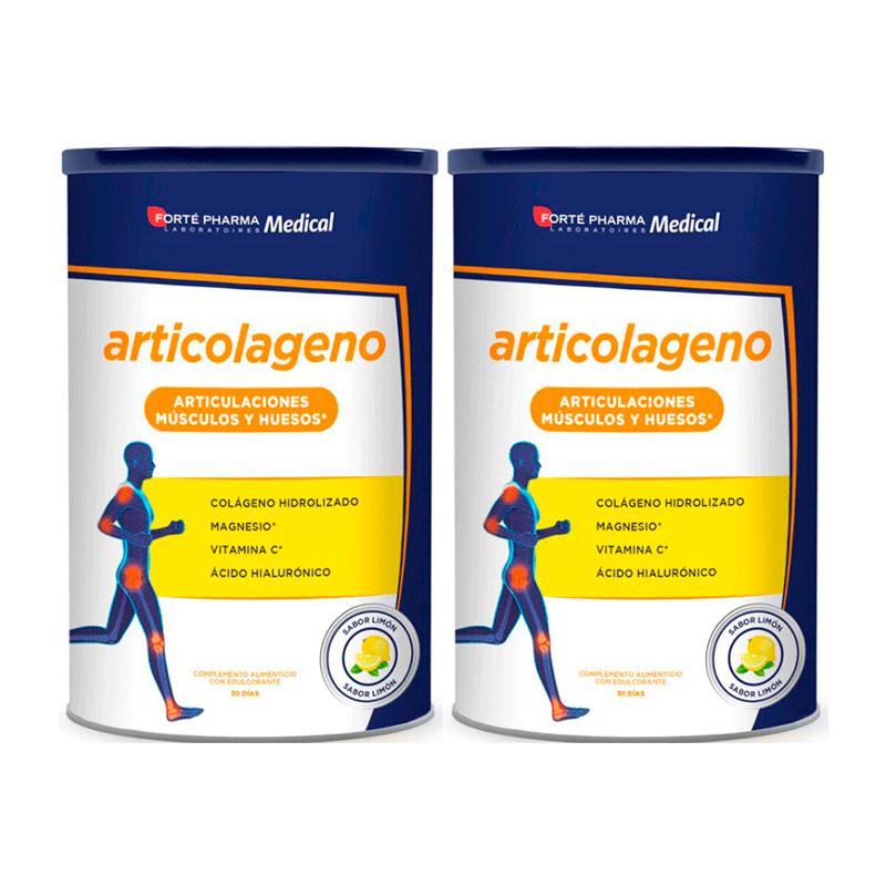 Forté Pharma Duplo Medical Articolageno Sabor Limón, 2 x 349,5gr