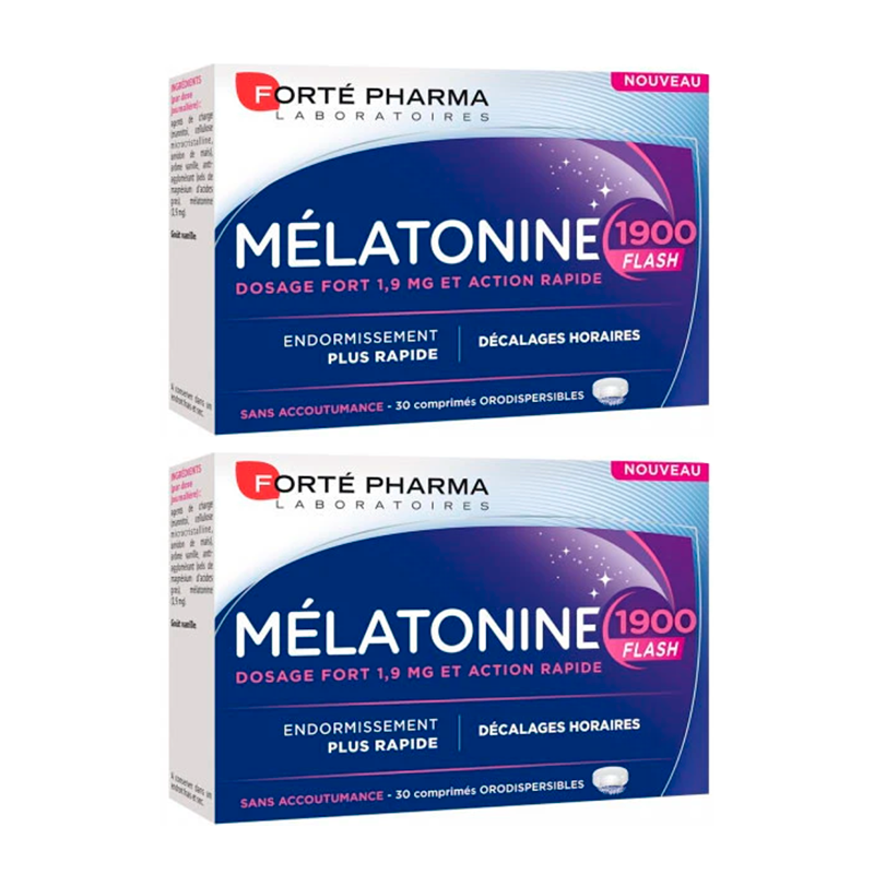 Forté Pharma Duplo Melatonina Flash 1900 2 x 30 comprimidos