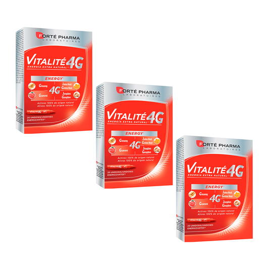 Forté Pharma Triplo Energy Vitalite 4 gr,3 x (20 Monodosis x 10 ml)