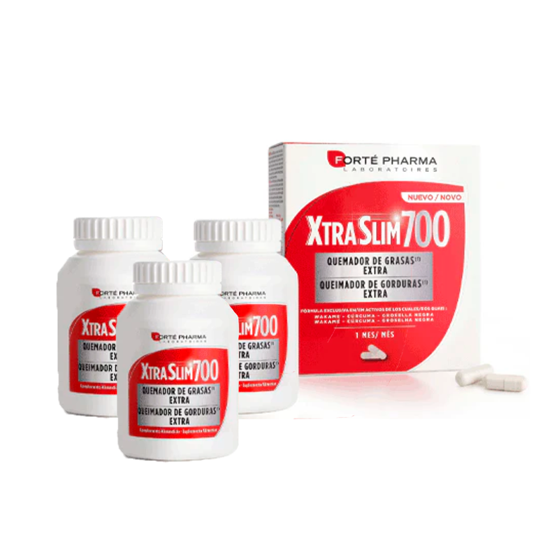 Forté Pharma Triplo Xtraslim 700 Quemador de Grasas Extrafuerte 3 x 120 cápsulas