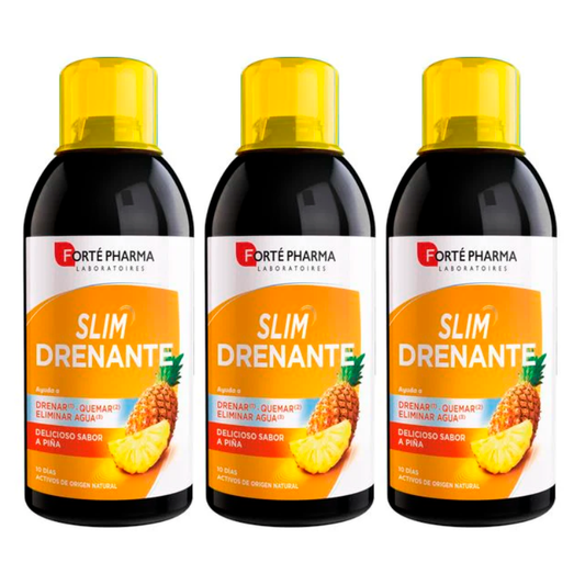 Forté Pharma Triplo Turboslim Drenante Sabor Piña 3 x 500 ml