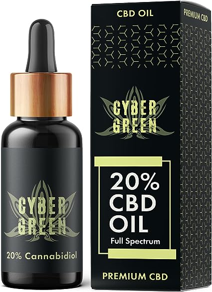 Cybergreen Aceite Cbd Puro Full Spectrum 20% Base De Aceite De Coco 0% Thc , 10 ml