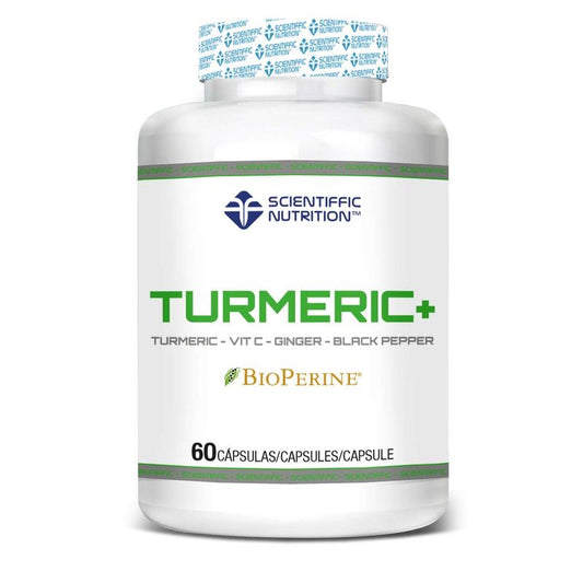 Scientiffic Nutrition  Turmeric+ Con Bioperine®  , 60 unidades