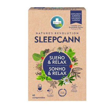 Annabis Complemento Alimenticio Sleepcann Sueño Y Relax · Complemento Alimenticio Natural (60 Comp.)