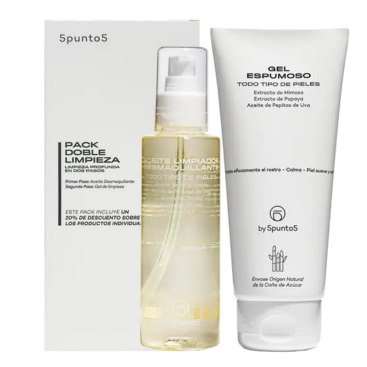 5Punto5 Pack Doble Limpieza Pieles Normales/Secas, 360 gr