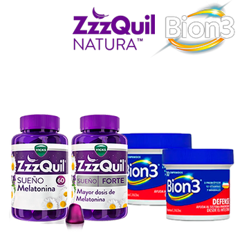 PACKS VIRTUALES BION3, ZZZQUIL  HASTA 25% DTO. (31 DICIEMBRE 2025)