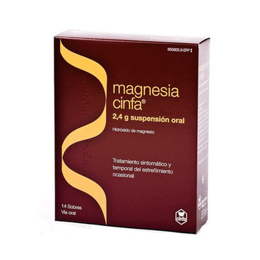 Magnesia Cinfa 2,4 gr 14 Sobres Suspensión Oral