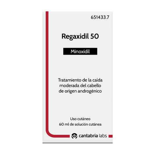 Regaxidil 50 mg/ml Solución Cutánea 1 Frasco 60 ml