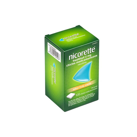Nicorette Freshfruit 2 mg 105 Chicles