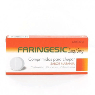 Faringesic 20 comprimidos Para Chupar Naranja