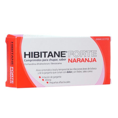 Hibitane Forte Naranja 20 comprimidos Para Chupar