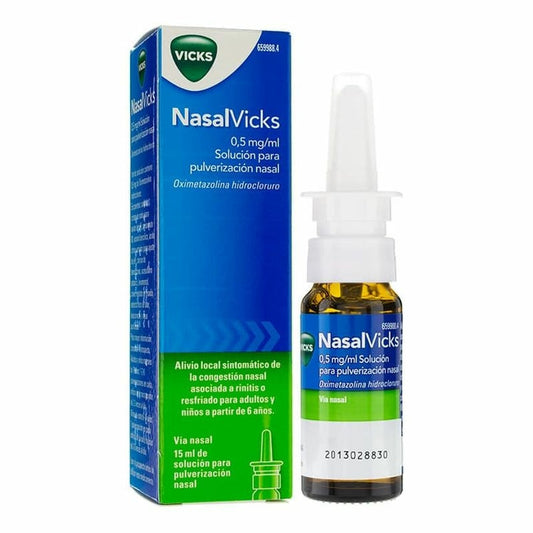 Nasalvicks 0.5 mg/ml Nebulizador Nasal, 15 ml