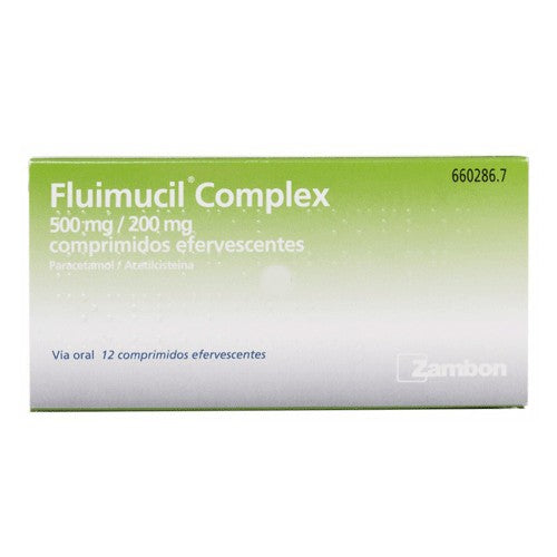 Fluimucil Complex 500/200 mg 12 comprimidos Efervescente