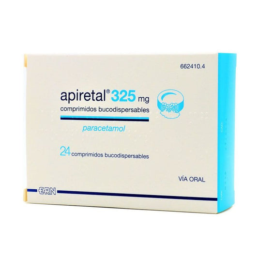 Apiretal 325 mg 24 comprimidos Bucodispersables