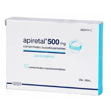 Apiretal 500 mg 12 comprimidos Bucodispersables