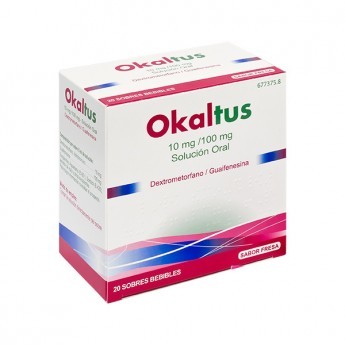 Okaltus 10/100 mg 20 sobres Solucion Oral 5 ml